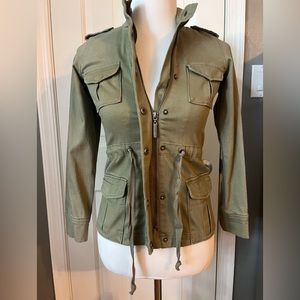 Fitted Utility Jacket - olive / medium